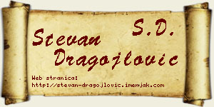 Stevan Dragojlović vizit kartica